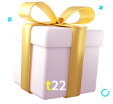 Receba seus bônus de boas-vindas no t22